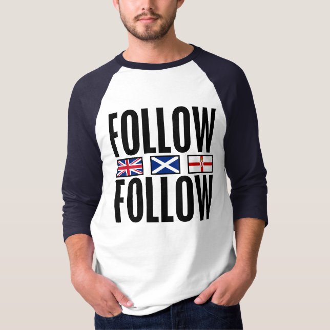 Camiseta Siga siguen 3 banderas (Anverso)