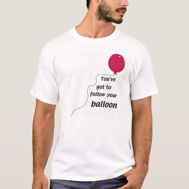 Camiseta Siga su globo (Anverso)
