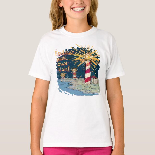 Camiseta Siga su propia luz (Anverso)