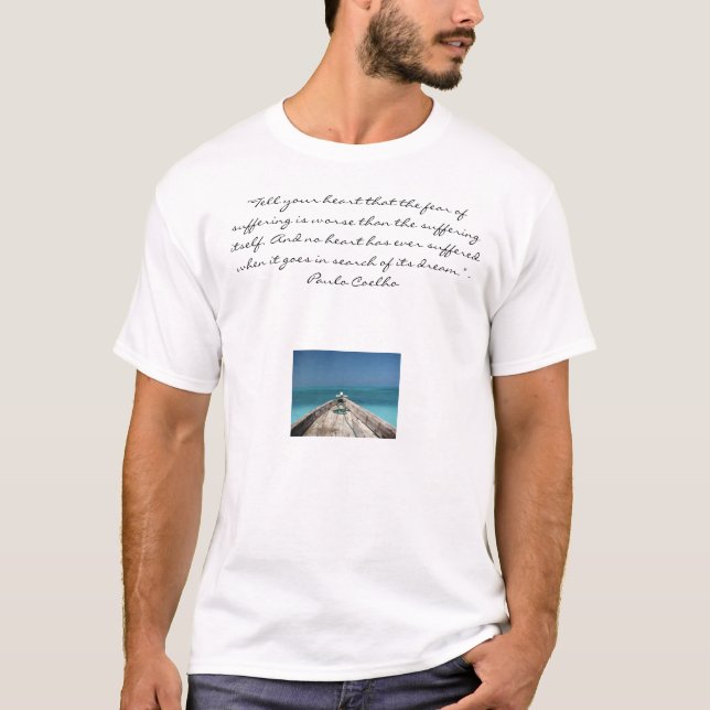 Camiseta Siga sus sueños (Anverso)