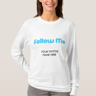 Camiseta sígame (el gorjeo)