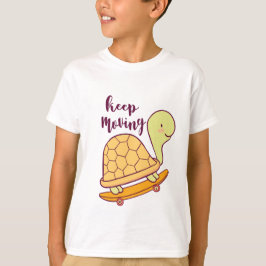 Camiseta Sigan mudándose niños graciosos y tristes