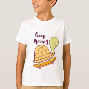 Camiseta Sigan mudándose niños graciosos y tristes