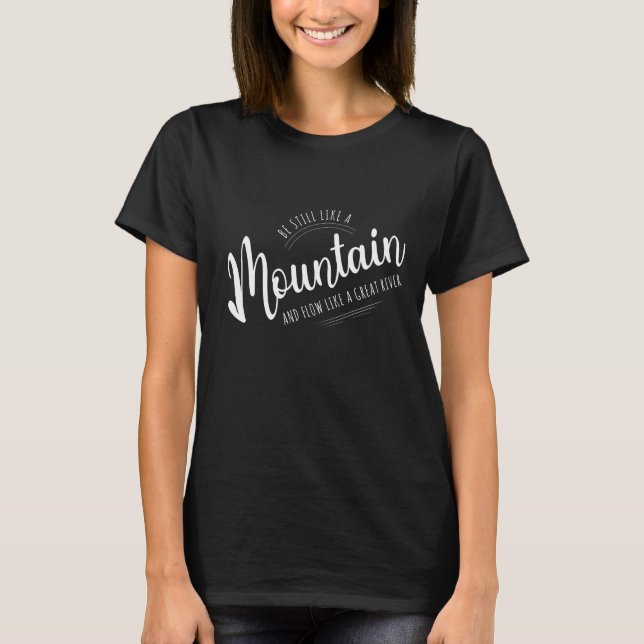 Camiseta Sigan siendo como una montaña de un mensaje de tex (Anverso)