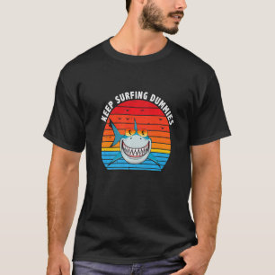 Camiseta Sigan Surfing Dummies Tiburones estilo vintage