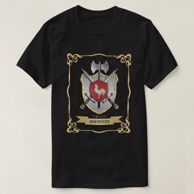 Camiseta Sigil Black, Escudo de batalla de gallos (Diseño del anverso)