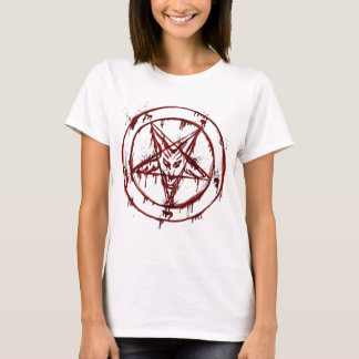 Camiseta Sigilia de Baphomet con cabeza de cabra