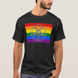 Camiseta Sigilia del orgullo LGBTQIA+ del Baphomet