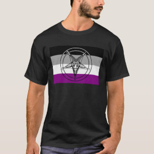 Camiseta Sigilo de Orgullo Asexual de Baphomet