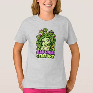 Camiseta Siglo de mal pelo – Medusa linda Mitología Griega