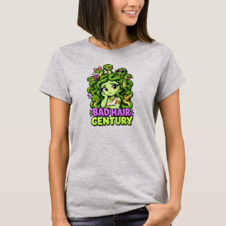 Camiseta Siglo de mal pelo – Medusa linda Mitología Griega
