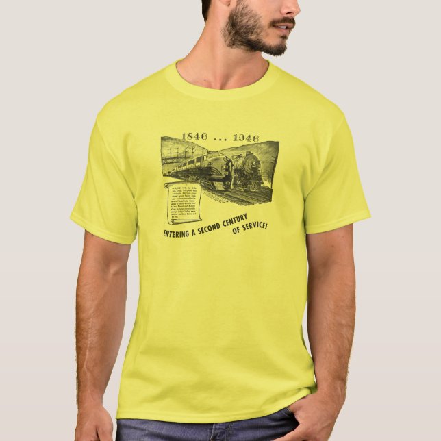 Camiseta Siglo II del Ferrocarril-UNo del valle de Lehigh (Anverso)
