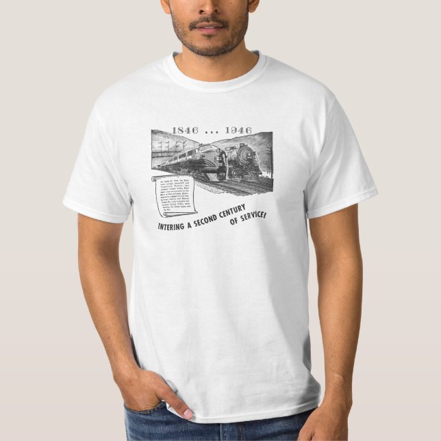 Camiseta Siglo II del Ferrocarril-UNo del valle de Lehigh (Anverso)