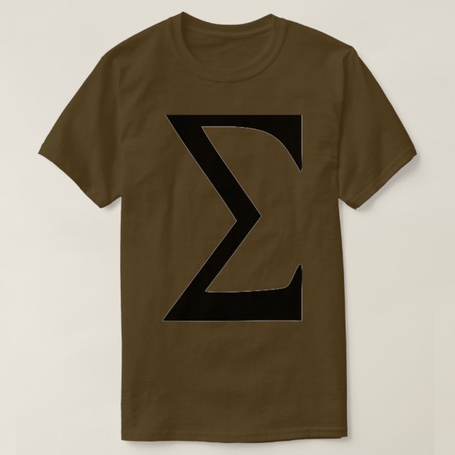 Camiseta Sigma (Diseño del anverso)