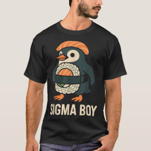 Camiseta Sigma Boy Brainrot italiano Funny Meme Penguin