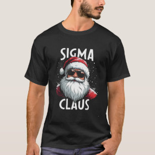 Camiseta Sigma Claus Divertido Gen Alfa Navidad Escuela Sec
