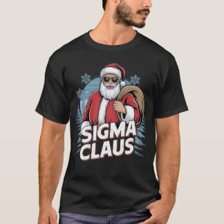 Camiseta Sigma Claus Guay Santa Claus Familia festiva