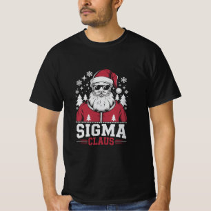 Camiseta Sigma Claus Santa Cool Navidad Rizz Rizzler Meme