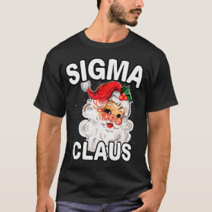 Camiseta Sigma Claus Santa Funny Navidades Rizz Male