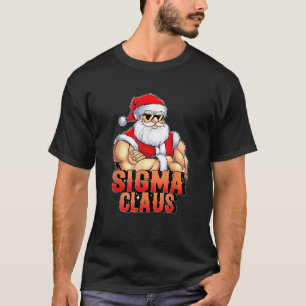 Camiseta Sigma Claus Santa Funny Navidades Rizz Male The Ri