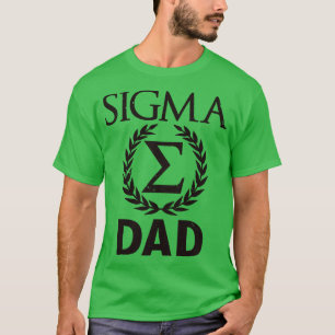 Camiseta Sigma Dad Sigma Male Regalo Para Padres Día 1