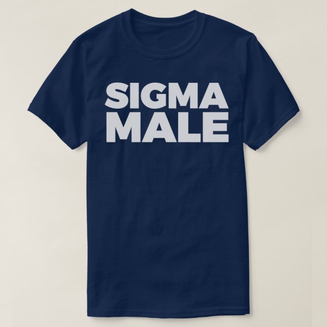 Camiseta Sigma Male (Diseño del anverso)