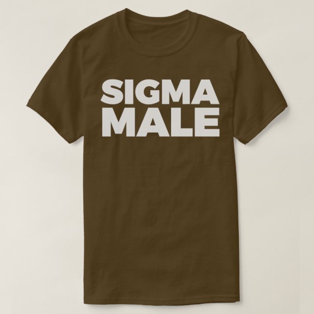 Camiseta Sigma Male 2 (Diseño del anverso)