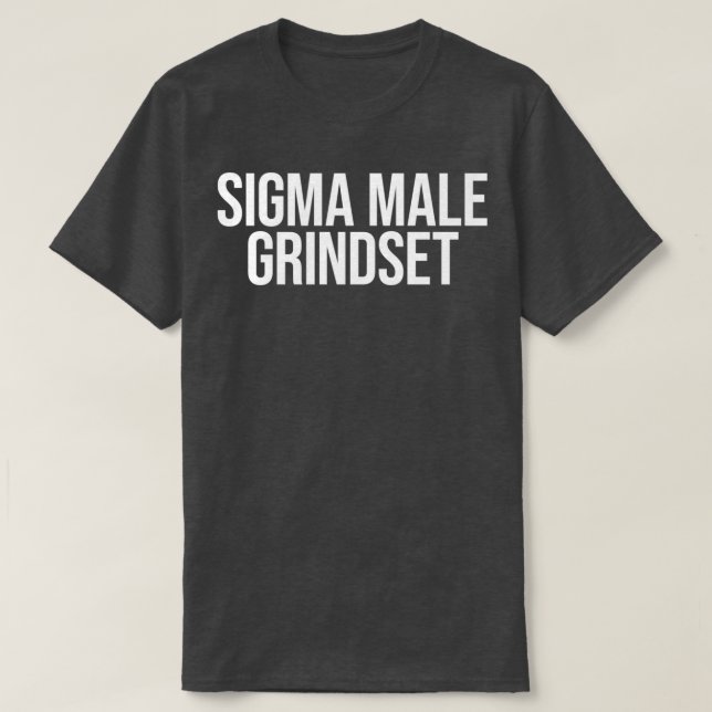 Camiseta Sigma Male Grindset (Diseño del anverso)