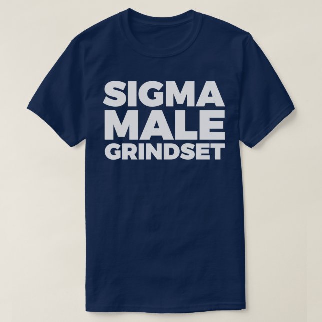 Camiseta Sigma Male Grindset (Diseño del anverso)