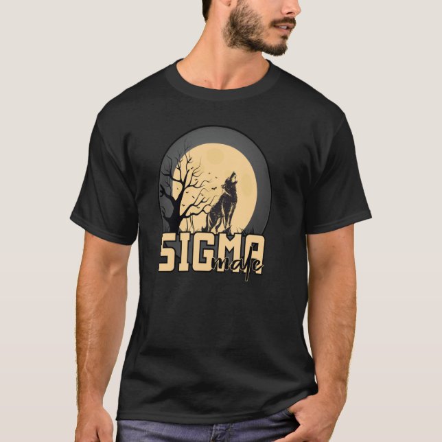 Camiseta Sigma Male Grindset gobierna el solitario meme del (Anverso)
