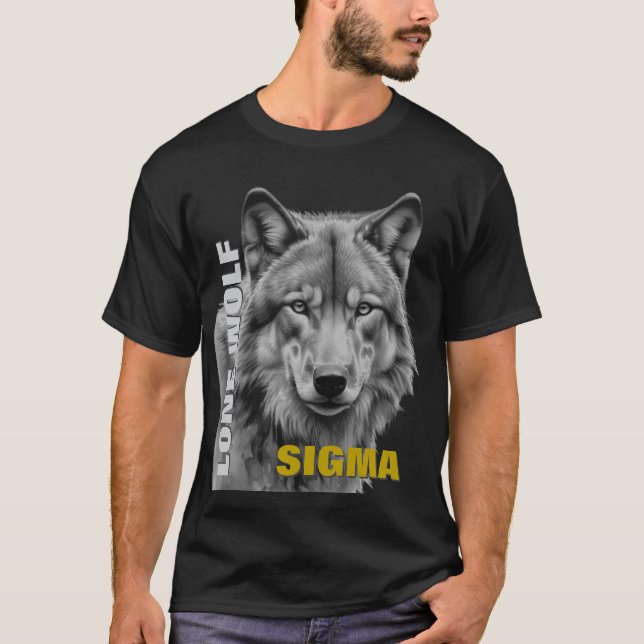 Camiseta Sigma Male Lone Wolf (Anverso)