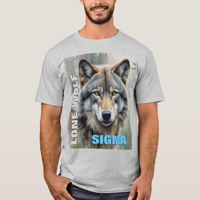 Camiseta Sigma Male Lone Wolf (Anverso)
