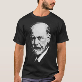 Camiseta Sigmund Freud blanco y negro