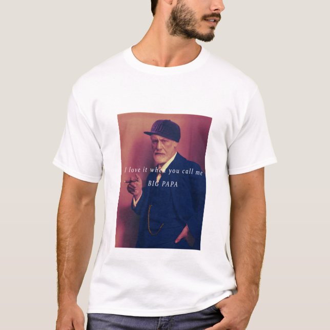 Camiseta Sigmund Freud el golpeador (Anverso)
