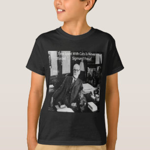Camiseta Sigmund Freud En Su Oficina & Cita Divertida De Ga