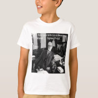 Sigmund Freud En Su Oficina & Cita Divertida De Ga