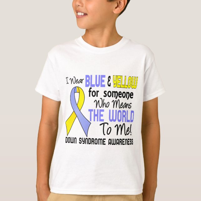Camiseta Significa el mundo a mí 2 Síndrome de Down (Anverso)