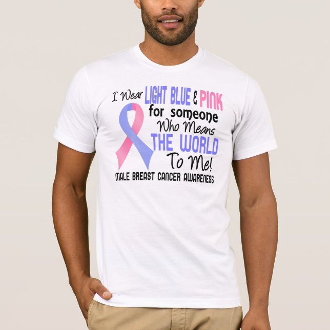 Camiseta Significa el mundo a mí cáncer de pecho de 2 (Anverso)