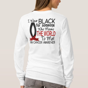 Camiseta Significa el mundo a mí cáncer de piel