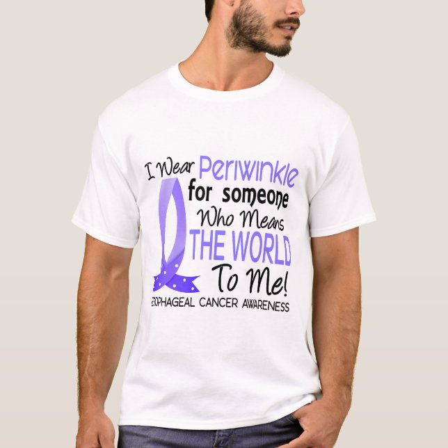 Camiseta Significa el mundo a mí cáncer del esófago (Anverso)