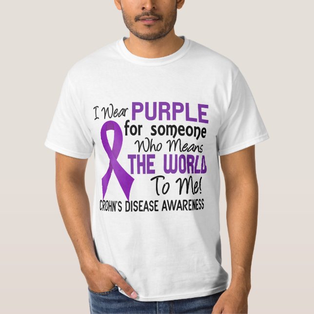 Camiseta Significa el mundo a mí enfermedad de 2 Crohns (Anverso)