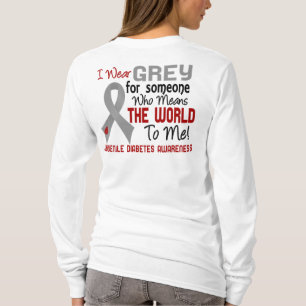 Camiseta Significa el mundo a mí la diabetes juvenil 2