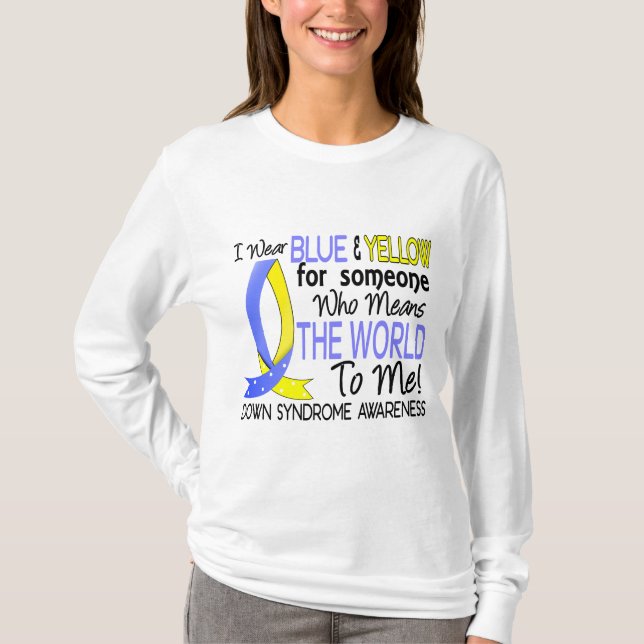 Camiseta Significa el mundo a mí Síndrome de Down (Anverso)