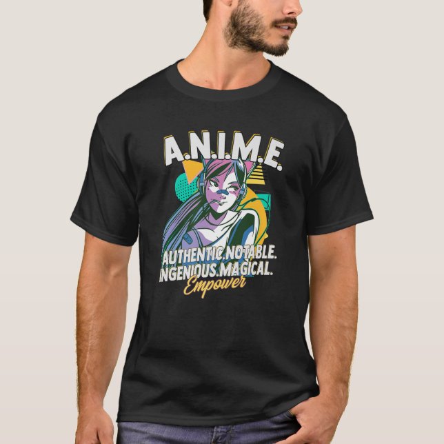 Camiseta Significado de anime - Magia Auténtica Ingeniosa (Anverso)