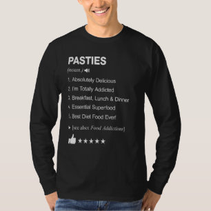 Camiseta Significado de definición de pastas