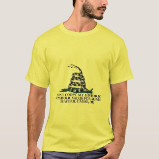 Camiseta Significado de la bandera de Gadsden defendido