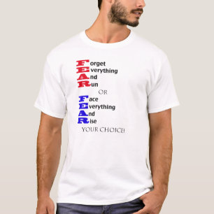 Camiseta Significado del miedo