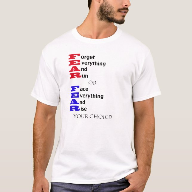 Camiseta Significado del miedo (Anverso)