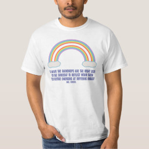 Camiseta Significado doble del arco iris