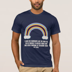 Camiseta Significado doble del arco iris